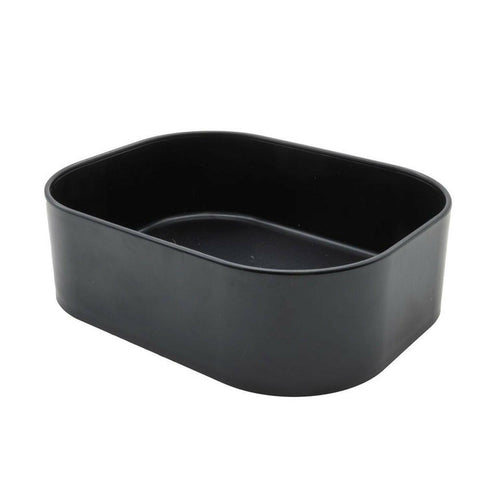 White Python Water Bowl Black Large - Charterhouse Aquatics