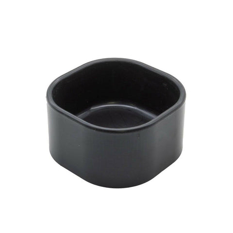 White Python Water Bowl Black Mini - Charterhouse Aquatics