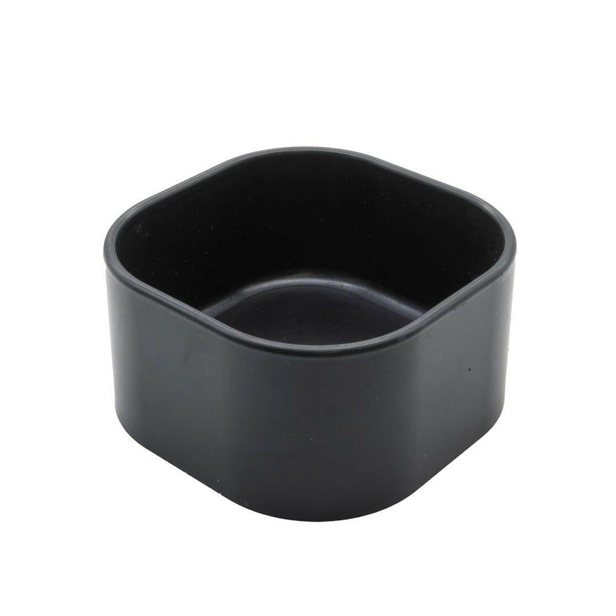 White Python Water Bowl Black Small - Charterhouse Aquatics