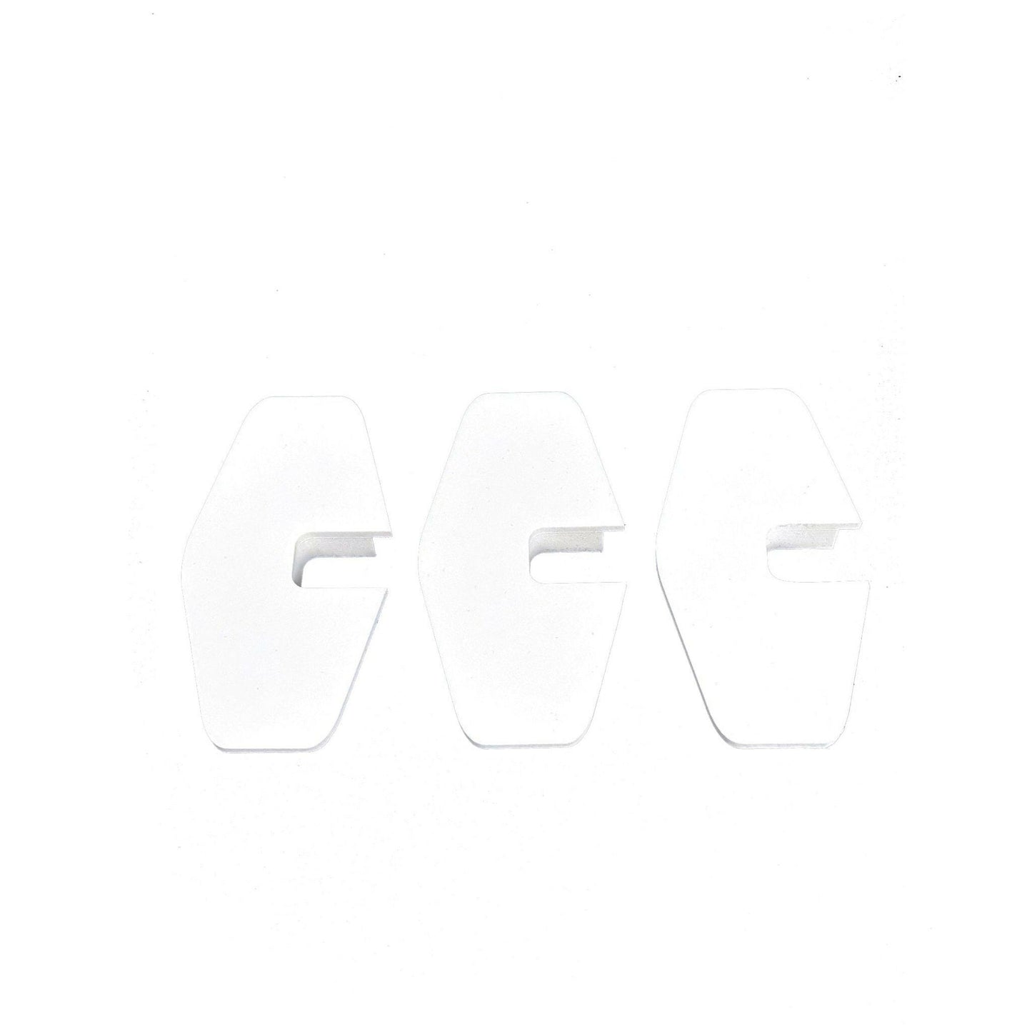 Xodis Hex White Slotted Inserts (x3) - Charterhouse Aquatics