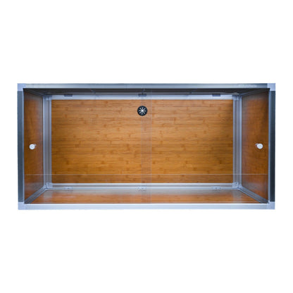 Zen Habitats Meridian Wood Reptile Enclosure - 122x61x61cm - Charterhouse Aquatics