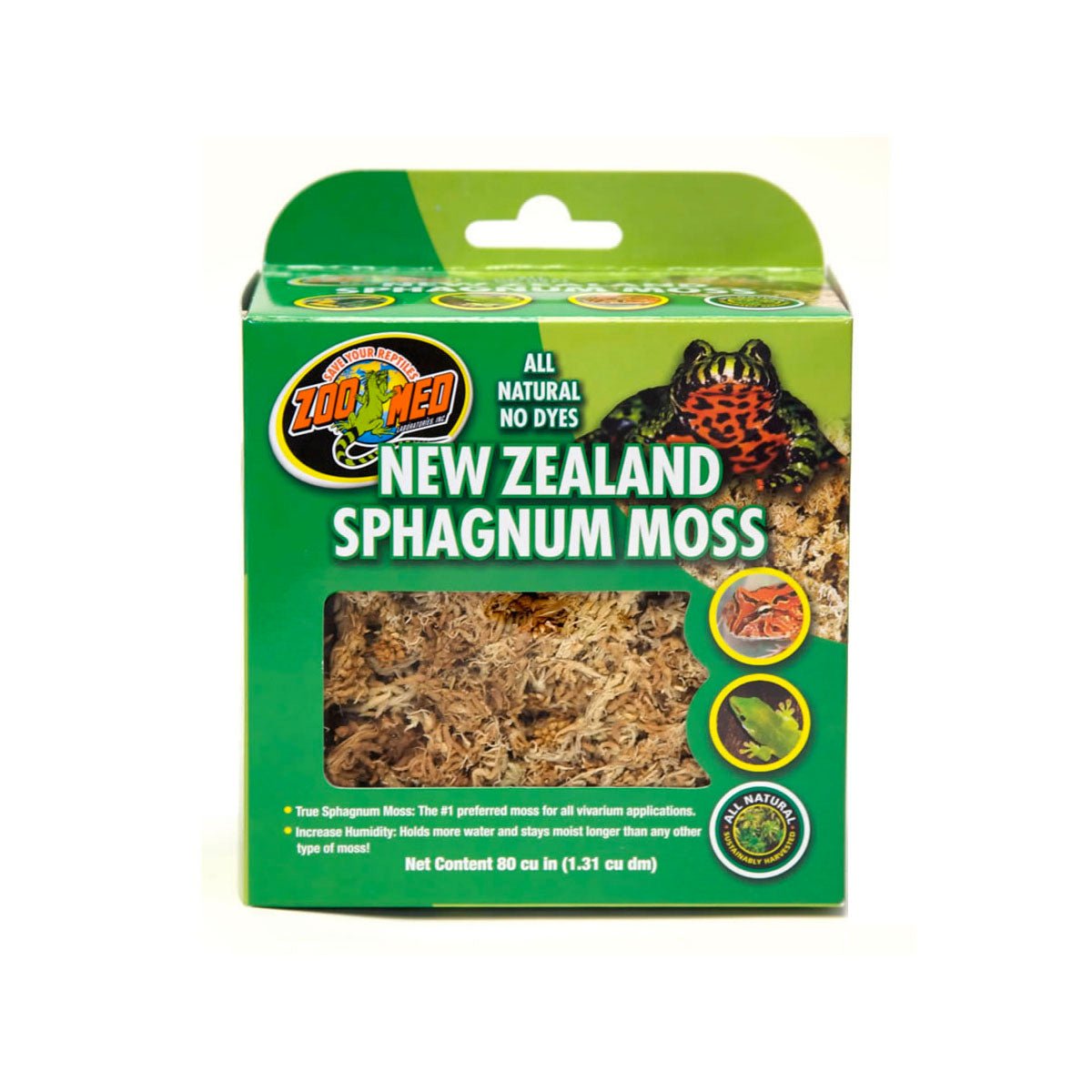 Zoo Med All Natural Frog Moss 1.3L - Charterhouse Aquatics