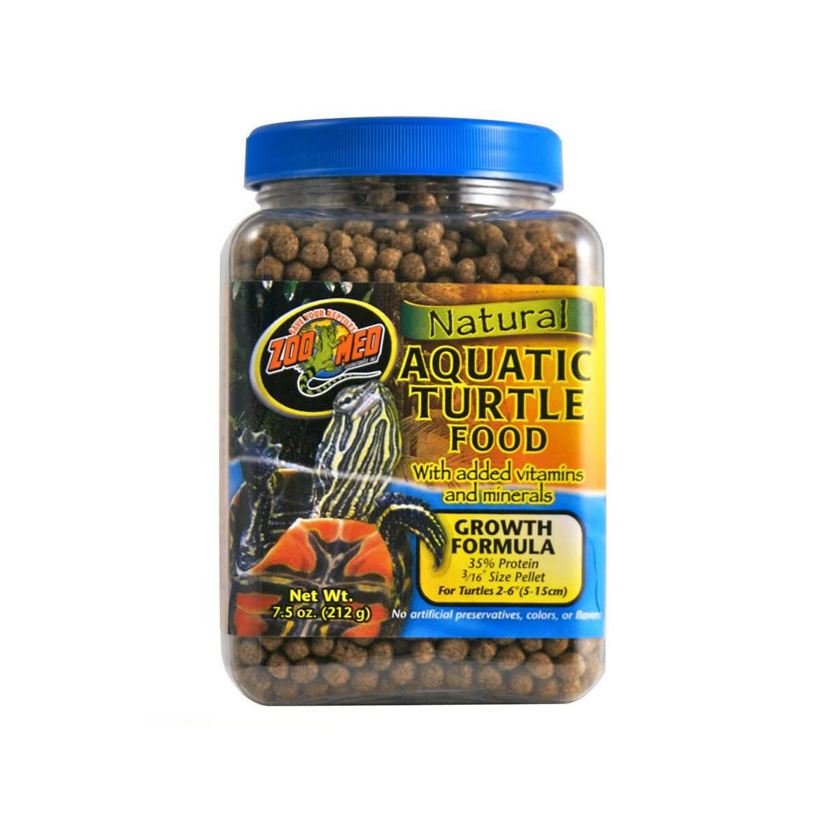 Zoo Med Aquatic Turtle Food Growth 212g - Charterhouse Aquatics