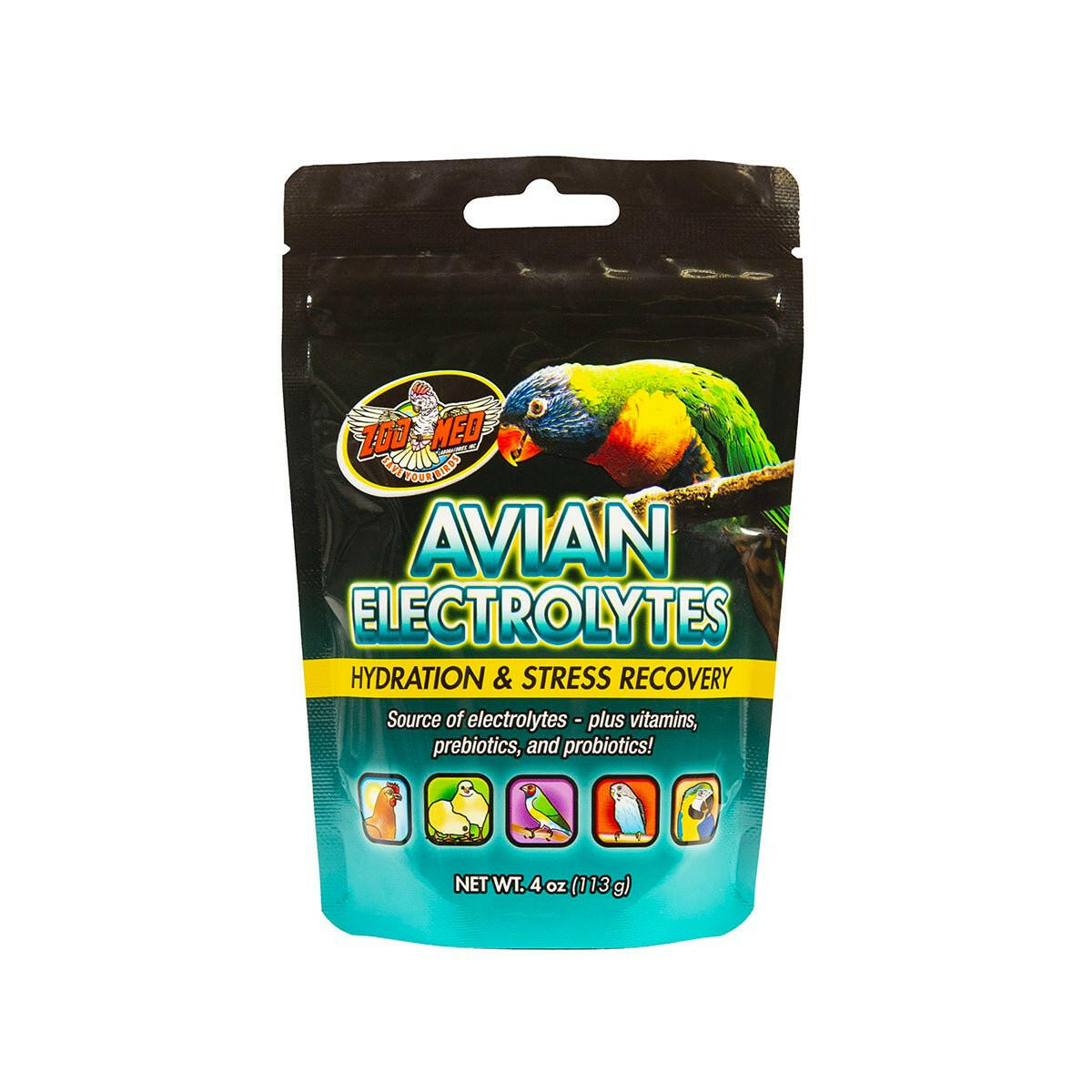 Zoo Med Avian Electrolytes 4oz - Charterhouse Aquatics