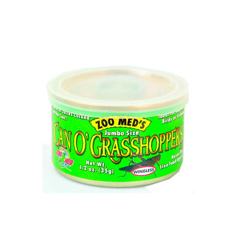 Zoo Med Can O' Grasshoppers 34g - Charterhouse Aquatics