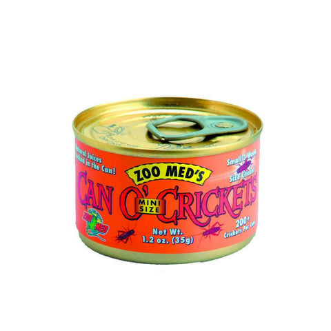 Zoo Med Can O' Mini Crickets 34g - Charterhouse Aquatics