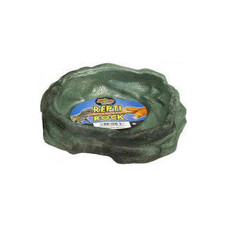 Zoo Med Repti Rock Water Dish Medium 170 x 130mm - Charterhouse Aquatics