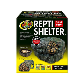 Zoo Med Repti Shelter 3in1 Cave Large - Charterhouse Aquatics