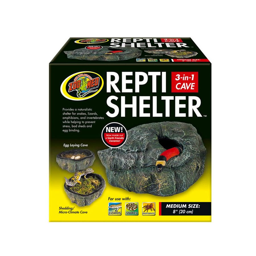 Zoo Med Repti Shelter 3in1 Cave Medium - Charterhouse Aquatics