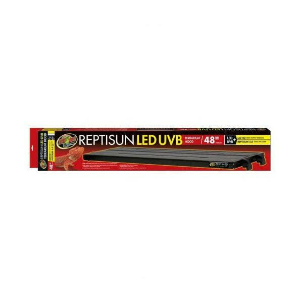 Zoo Med ReptiSun LED/UVB Hood 122cm - Charterhouse Aquatics