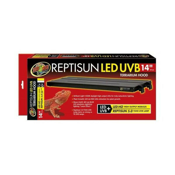 Zoo Med ReptiSun LED/UVB Hood 35cm - Charterhouse Aquatics